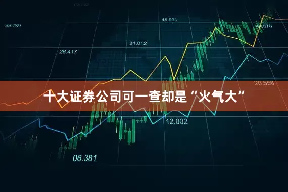 十大证券公司可一查却是“火气大”